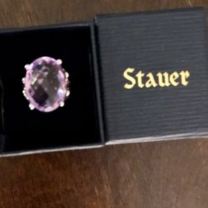 Gemstone Decadence Purple Amethyst Ring. Size 6